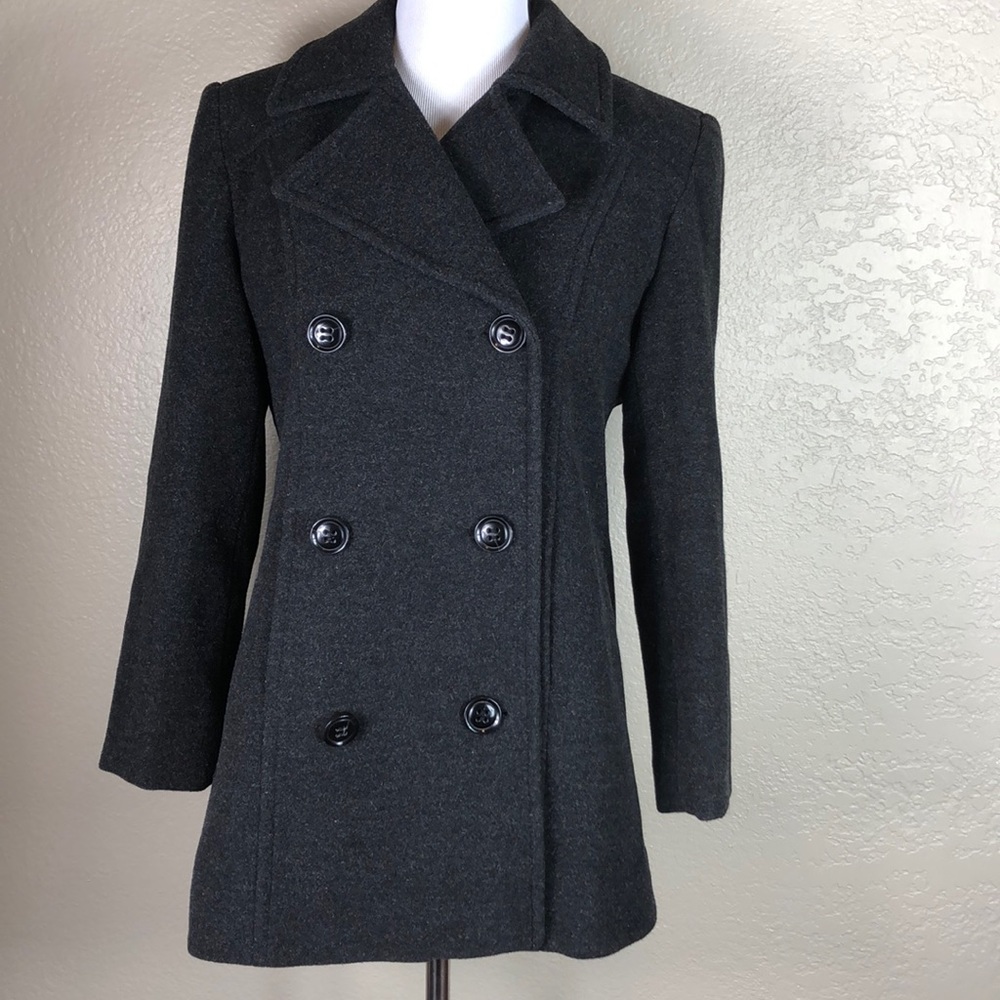 Covington Gray Peacoat in Excellent Cond. Sz: Sm